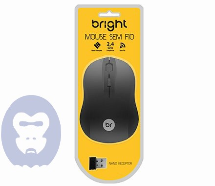 Mouse S/Fio Design Ergonomico Pt 0095 -  ...