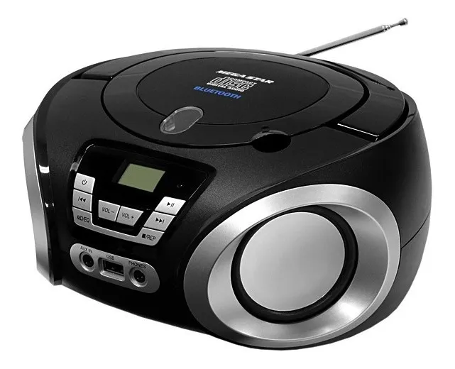 Radio toca CD MEGASTAR MP1842BTB