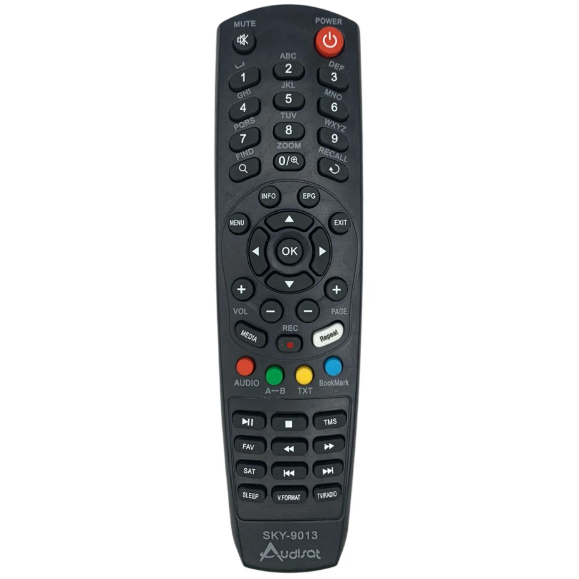 Controle Remoto Receptores Audisat C1 SKY...