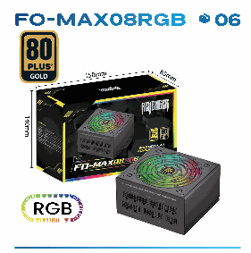 Fonte ATX 750W Revenger FO-MAX08RGB 80 P ...
