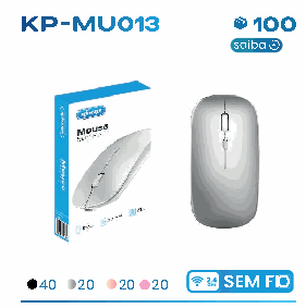 Mouse sem Fio Knup KP-MU013 Recarregável ...