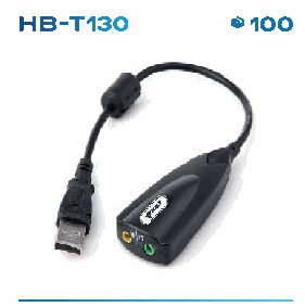 Adaptador de Áudio USB Knup HB-T130 Placa...