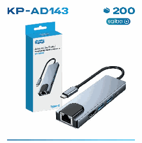 Adaptador Knup KP-AD143 USB-C 5 em 1 HDM ...