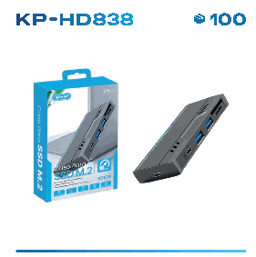 Case para SSD M.2 Knup KP-HD838 USB-C co ...